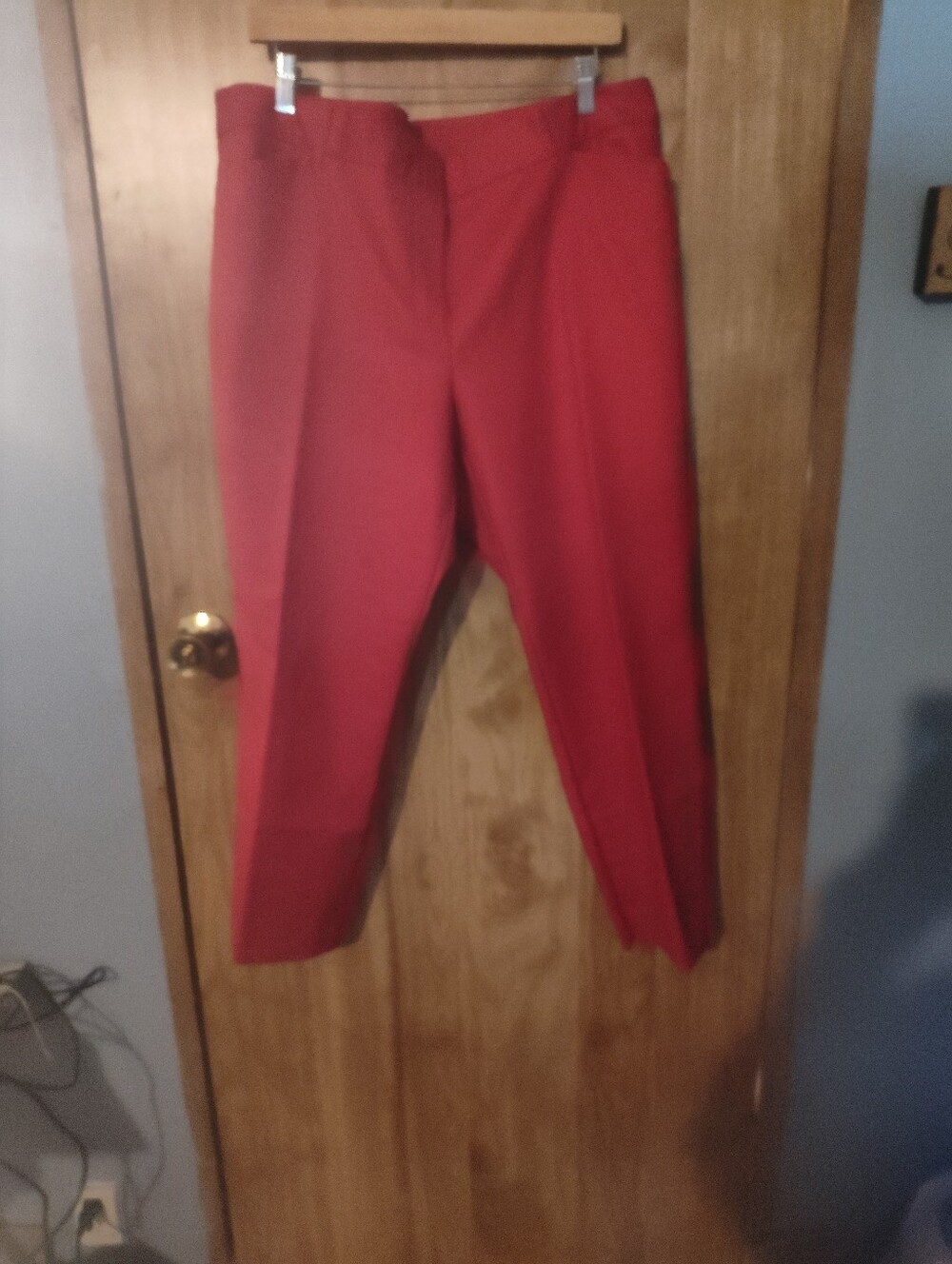 Liz Claiborne Bright Red Tailored Trousers
